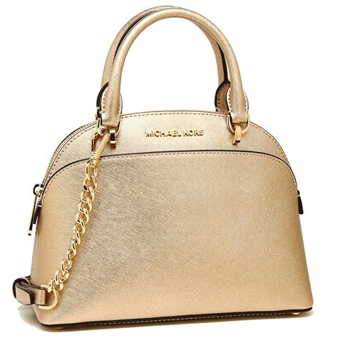 michael kors golden bag|Michael Kors gold leather handbags.